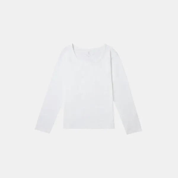 SITP5189 에센셜 U넥 긴팔 티셔츠_S\'est passee(쎄빠쎄)_Ivory