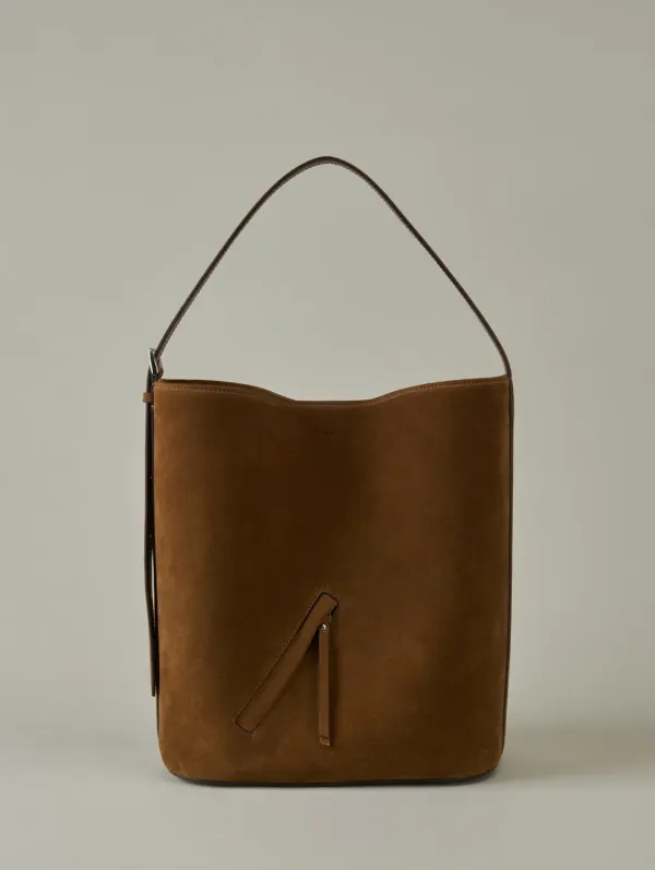 Mailo Bag Large Suede Cinnamon