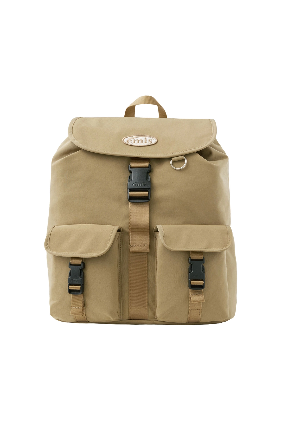 이미스 DOUBLE POCKET BACKPACK-BEIGE 상품 이미지 1