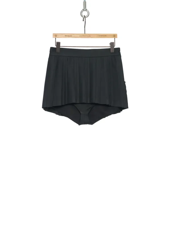 FW25 DARK GRAY VOLUMED MICRO SKORTS