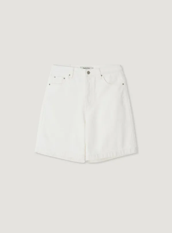 ELAH DENIM SHORTS_CREAM