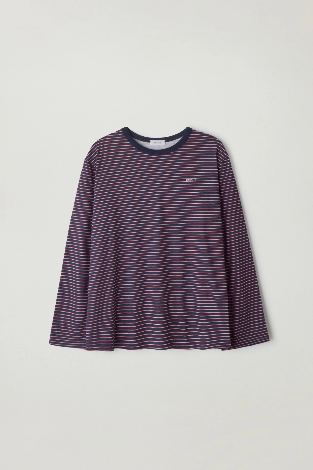 페세스 Striped box t-shirt (Navy) 상품 이미지 1
