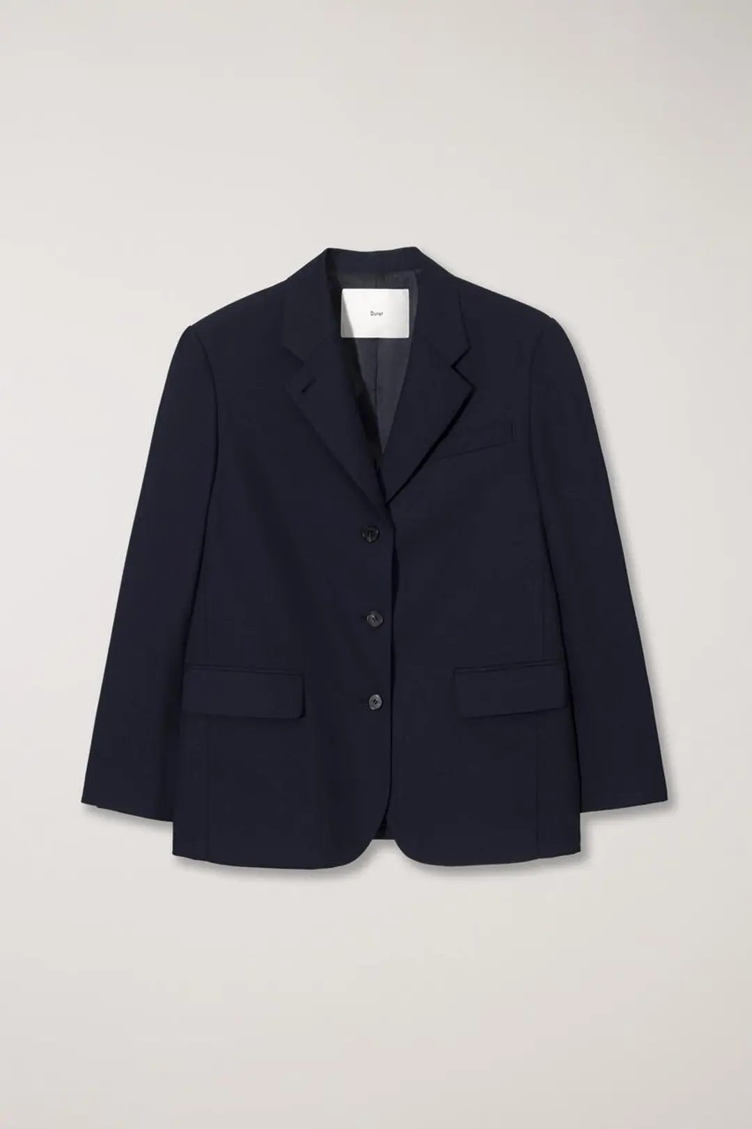 던스트 ESSENTIAL 3 BUTTON WOOL BLAZER NAVY 상품 이미지 1