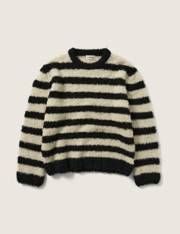 Fog Stripe Knit (Cream)