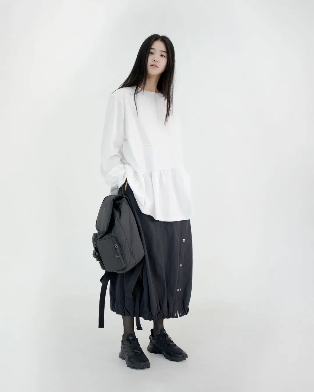 유노이아 flower padding backpack 상품 이미지 2