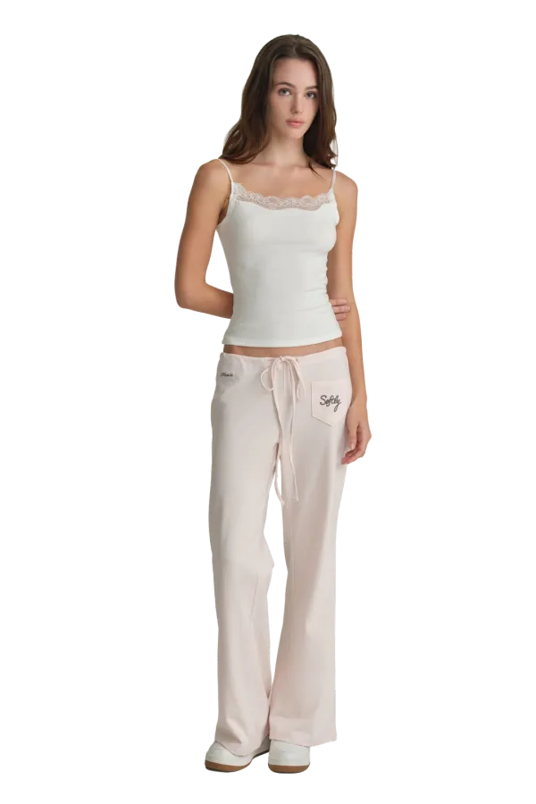 Swan lace sleeveless, White
