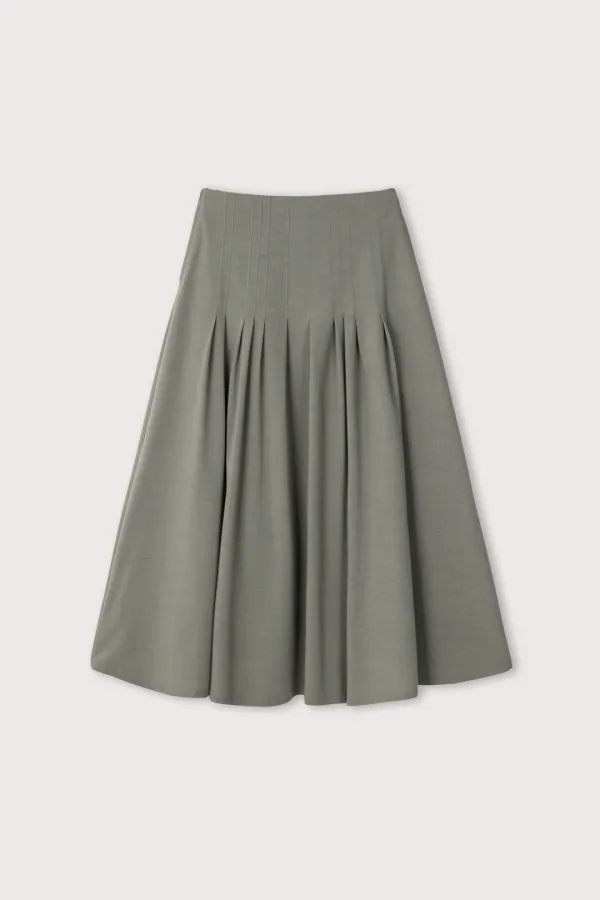 MAXI FLARE SKIRT