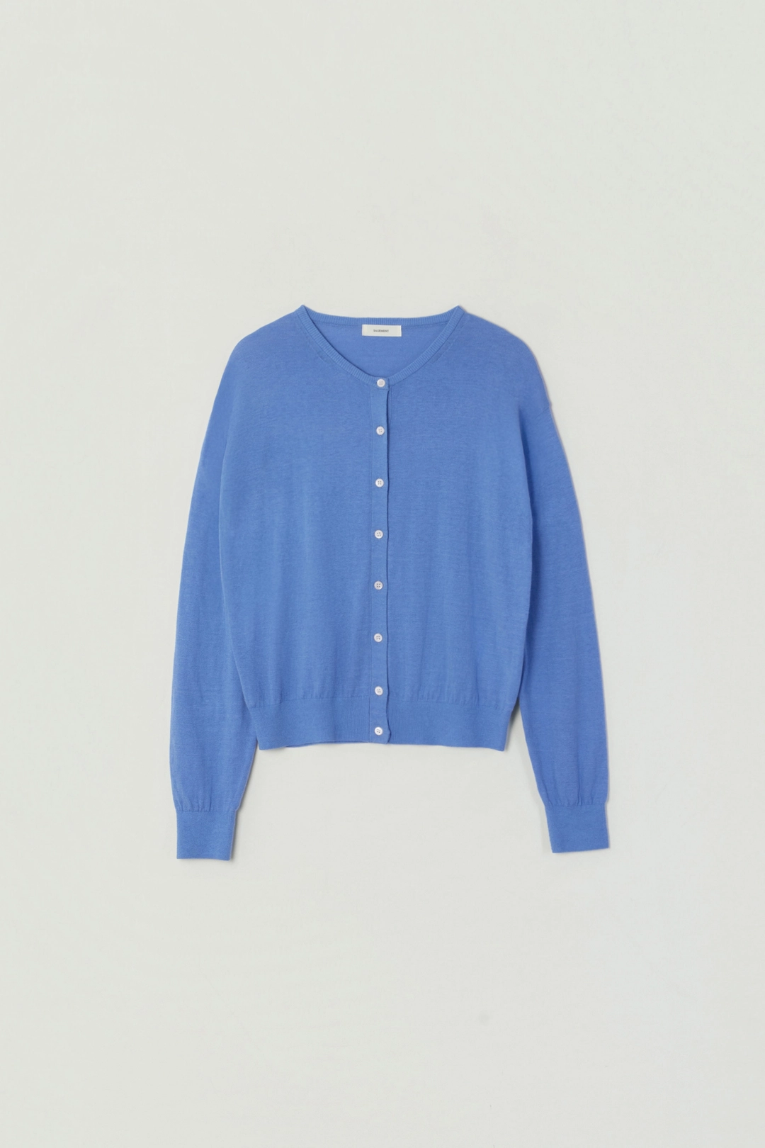 세이지먼트 CLARA COTTON SILK CARDIGAN_SKYBLUE 상품 이미지 1