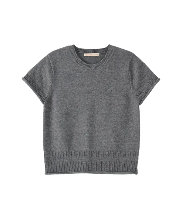 Dein Half Knit-Charcoal