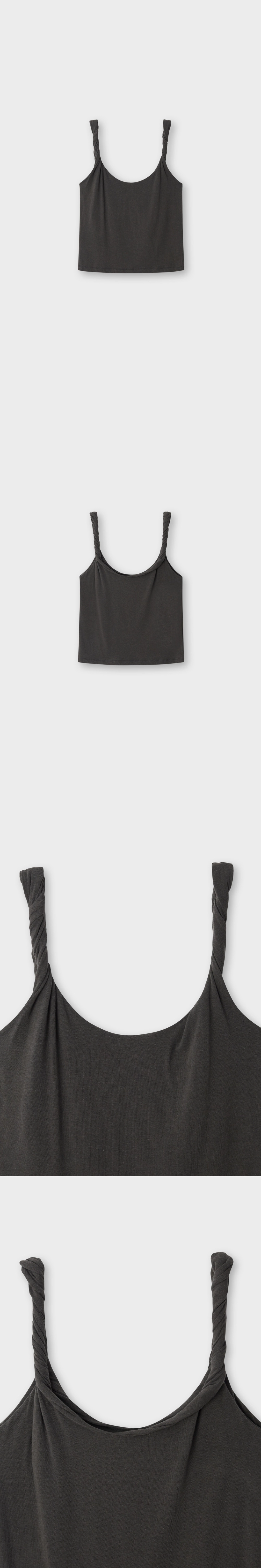 더릴 [4th 예약배송/7월 21일] Lune Twist Sleeveless_Charcoal 상품 이미지 1