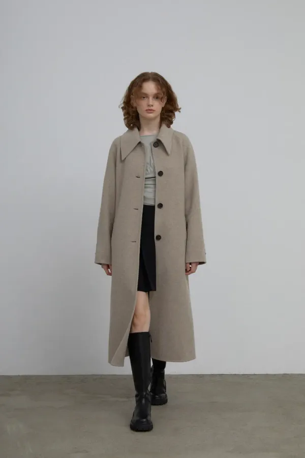 (시즌오프) LILISU Basic 01 Coat / Cocoa