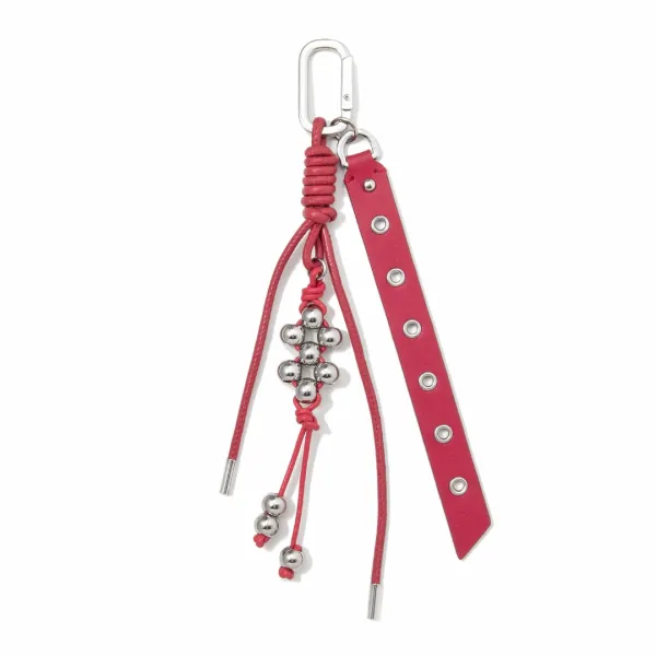 KNOTTY KEY RING [RED]