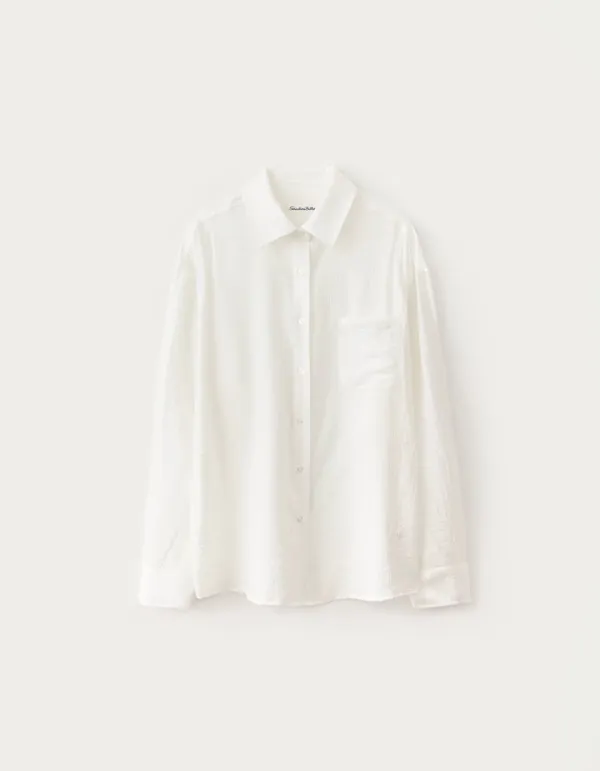 [Release] Pure Sheer Over-Fit Shirts - Ivory