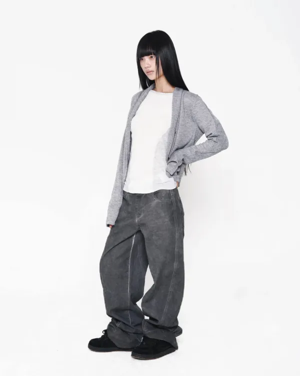 VOL. 5.0 Dyed Wide Pants BK