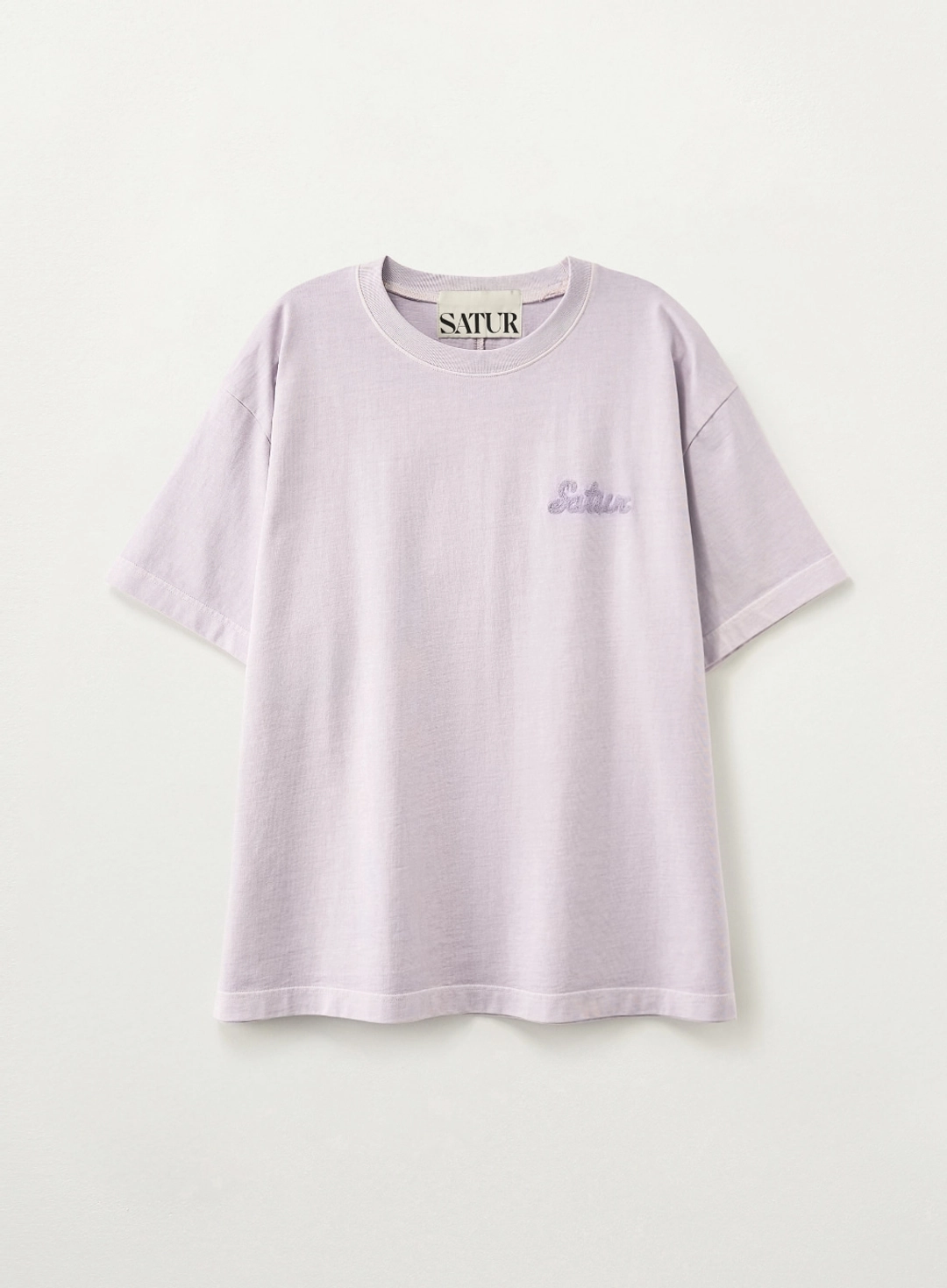 세터 Flowing Small Logo Dyed T-Shirt - Lavender 상품 이미지 1