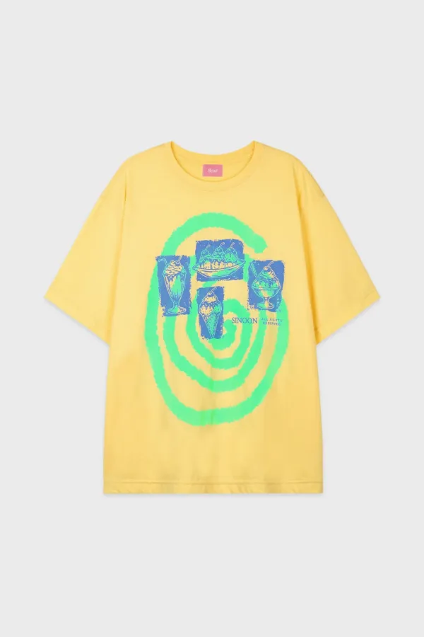 Spiral T-shirt (Yellow)