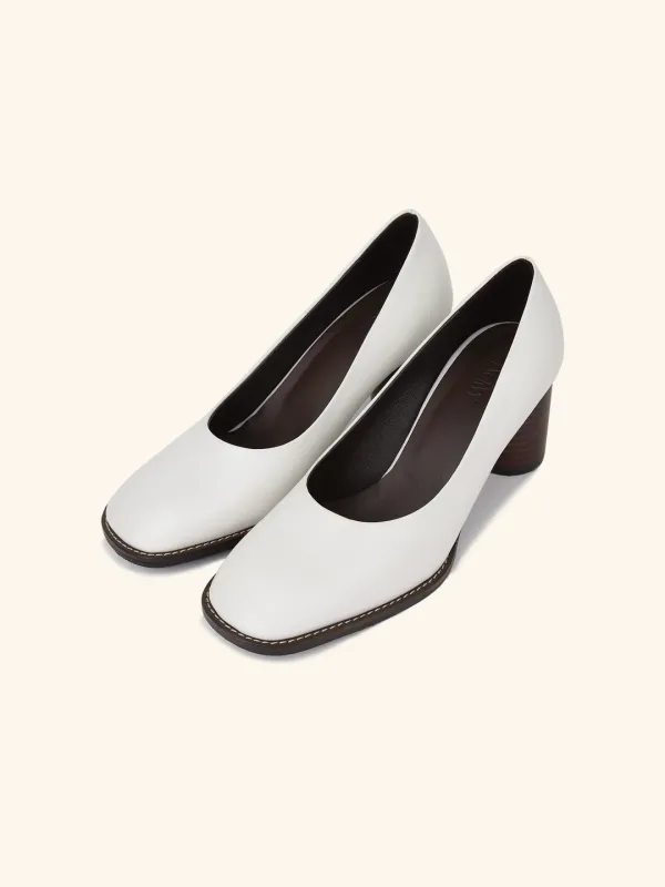 WELT pumps / 아이보리