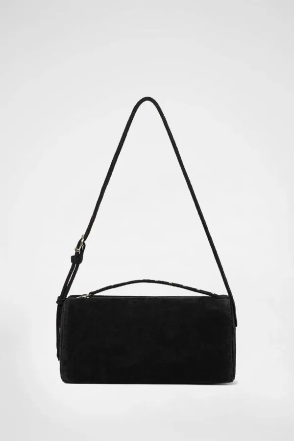 VELVA STUD BRICK BAG / BLACK
