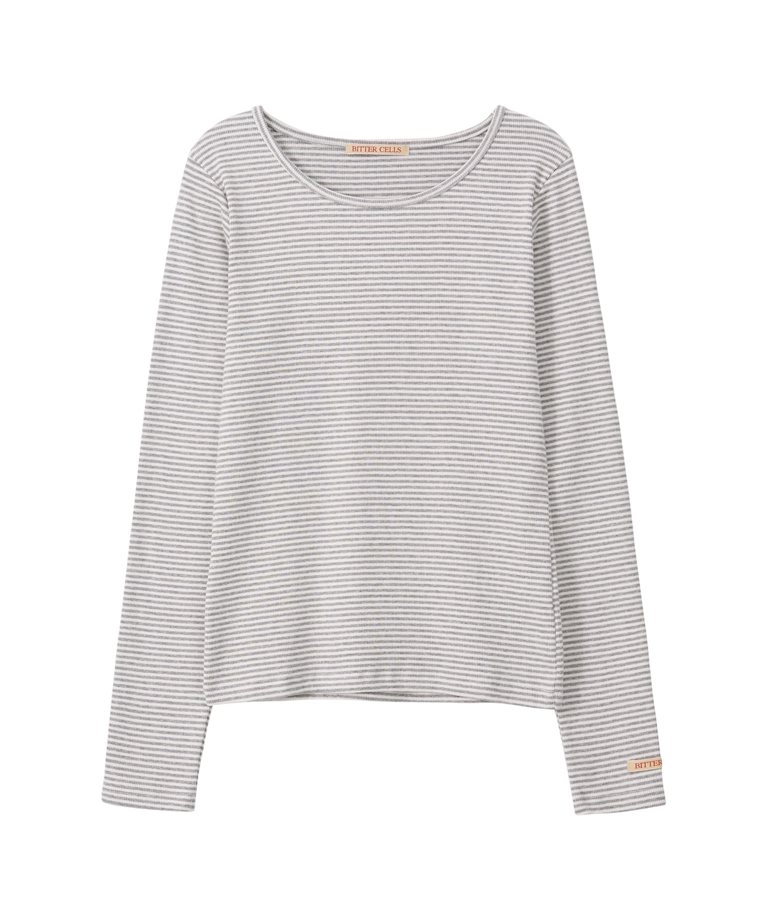 비터셀즈 Essential Golgi Tee-Stripe Grey 상품 이미지 3