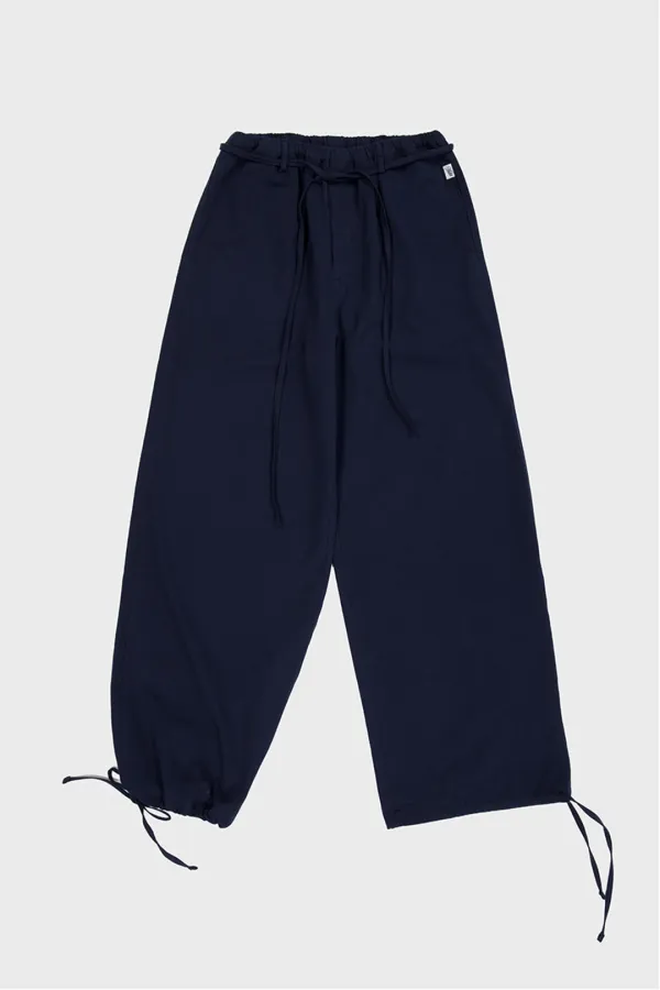 Relaxed fit two-way pants_Navy