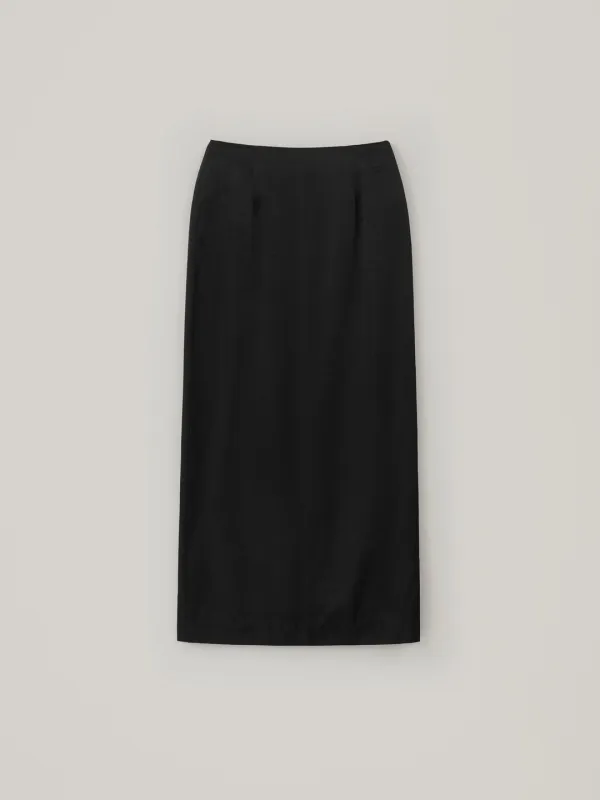 Less Maxi Skirt - Black