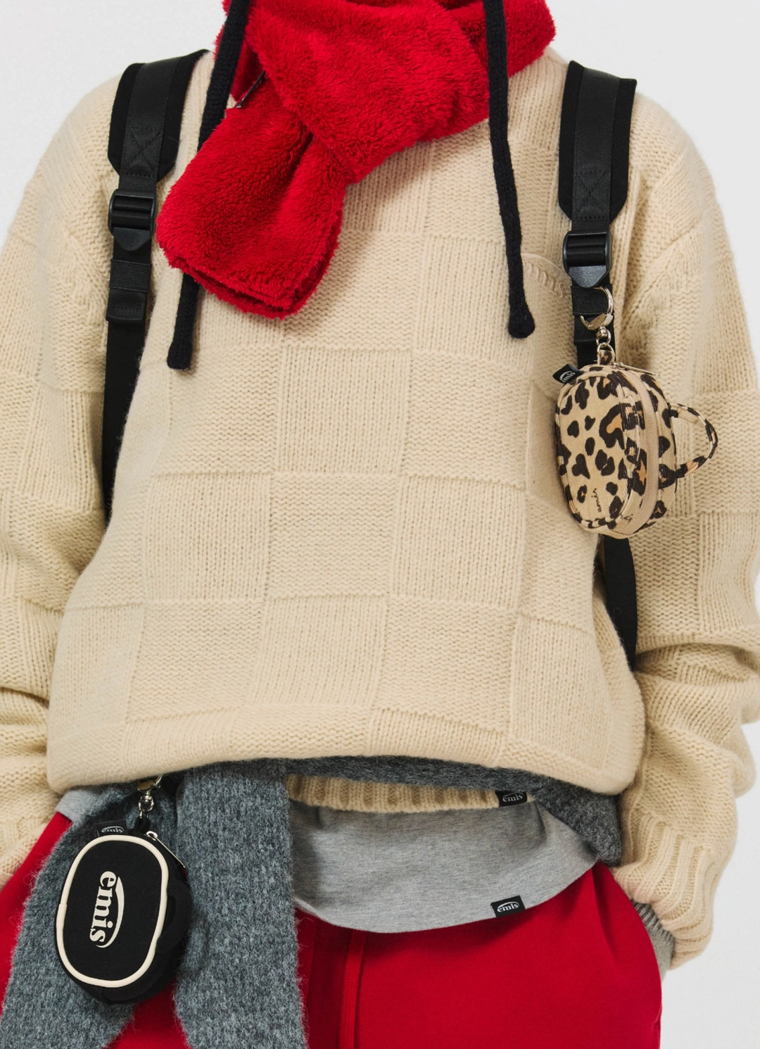 이미스 CORDUROY EMIS LEOPARD KEYRING 상품 이미지 2