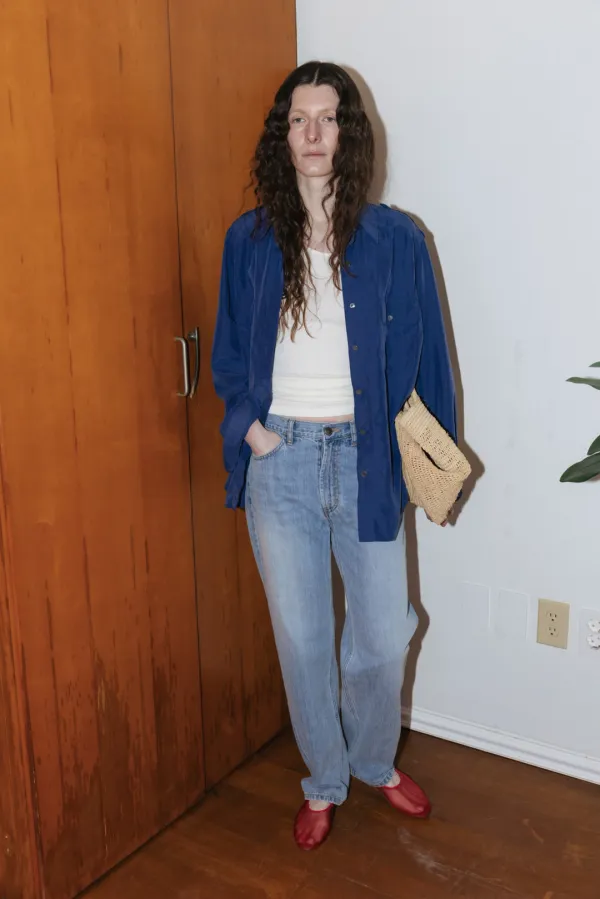 Core Denim Pants (Light Blue / Blue)