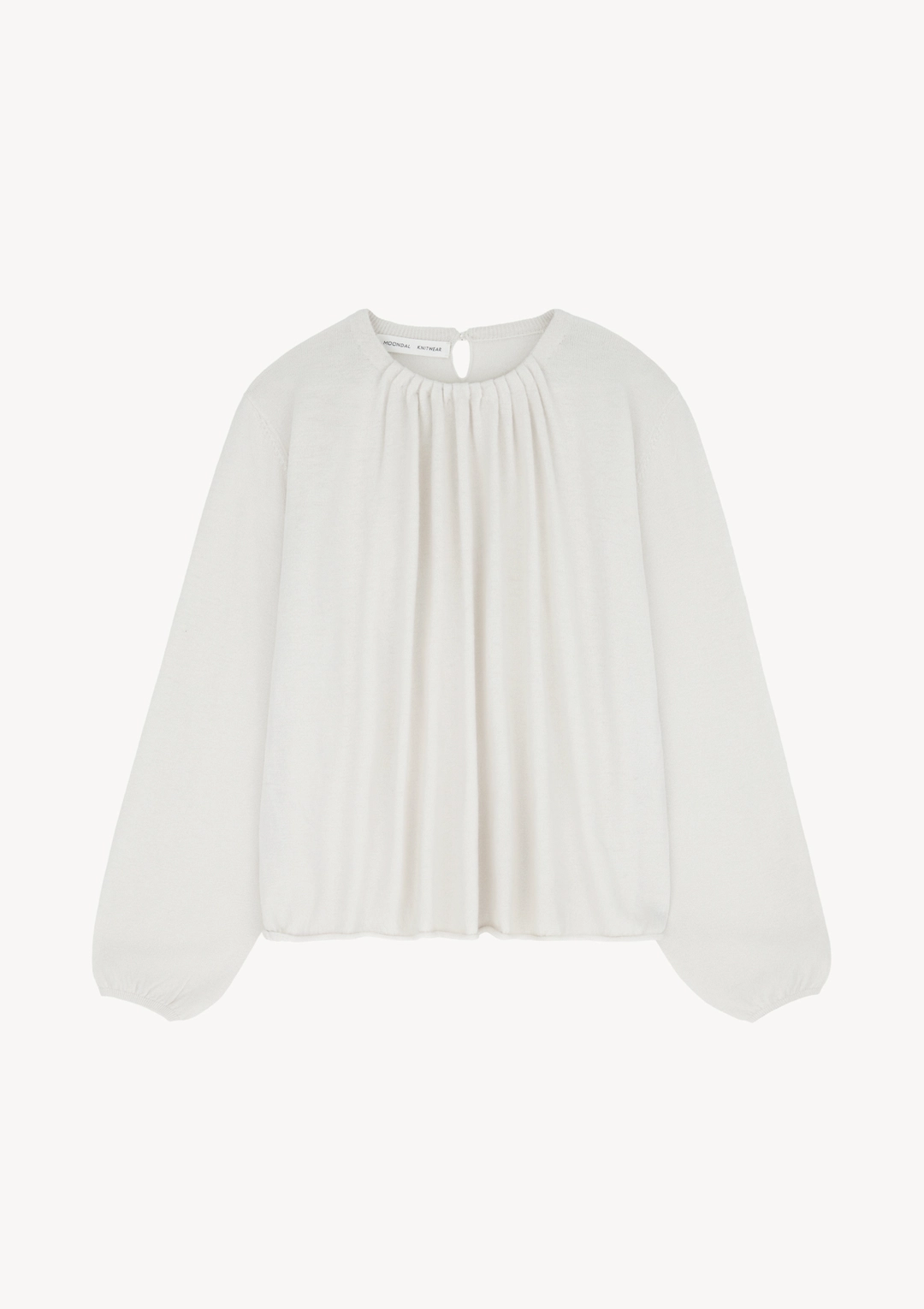 문달 Sille Shirring Knit in Snow 상품 이미지 1