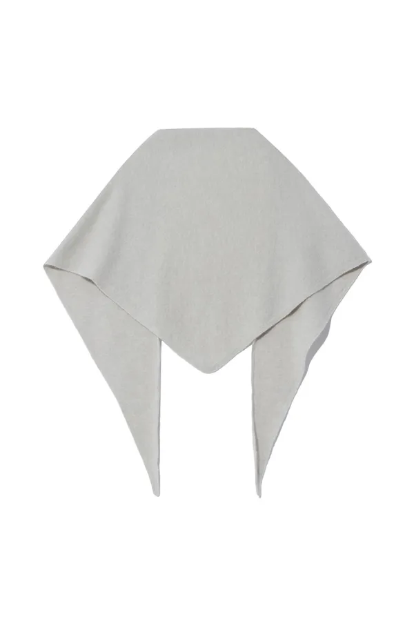 CASHMERE BLEND MUFFLER [GREY]