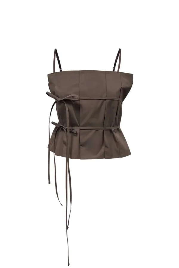 IRIS TOP / BROWN