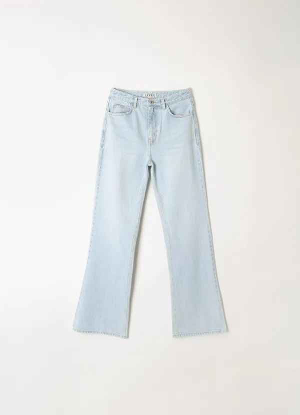 [기장선택] Relaxed Boots Cut Denim - Ice Blue
