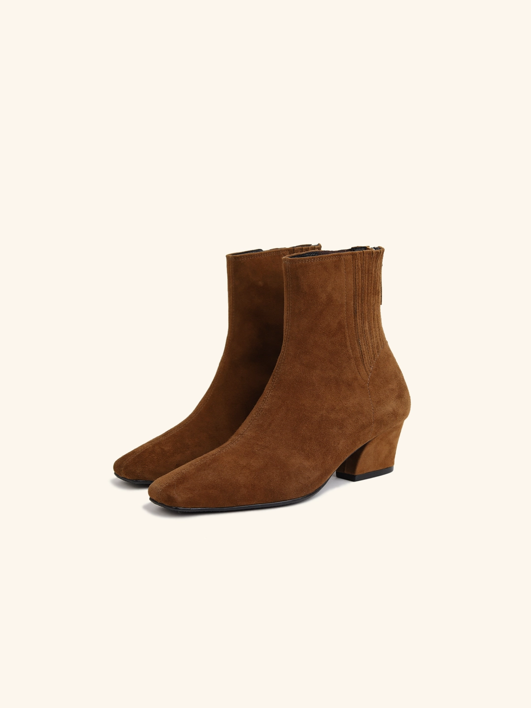 러브듀이 25 ACCORDION ankle boots/ 모카스웨이드 상품 이미지 3