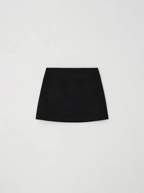 Soft Classic Black Mini Skirt