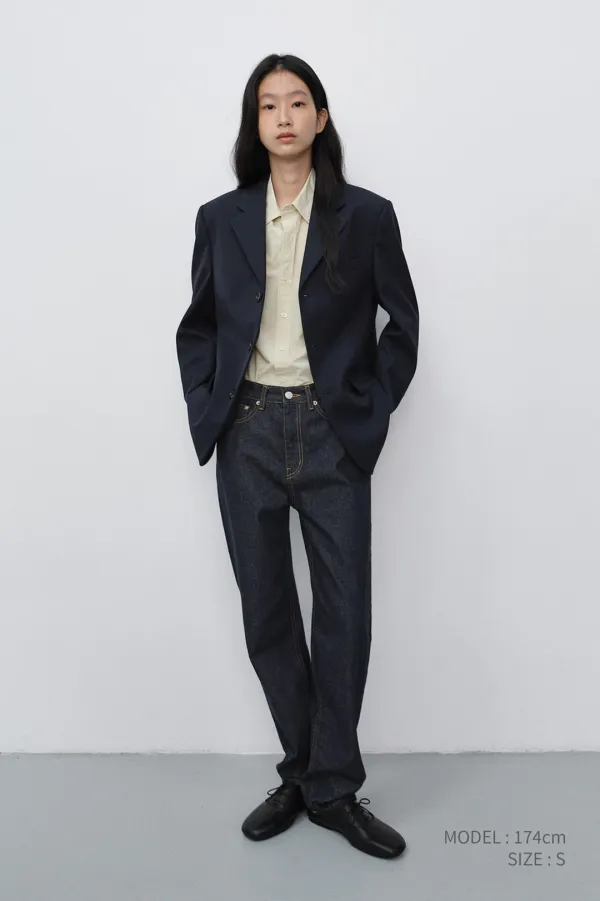 [FALL IN BROWN] [EXCLUSIVE] UNISEX REFINED COTTON SHIRT BUTTER_UDSH6C101I1