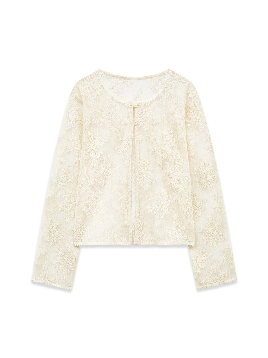 마가린핑거스 CROCHET LACE CARDIGAN (IVORY) 상품 이미지 1