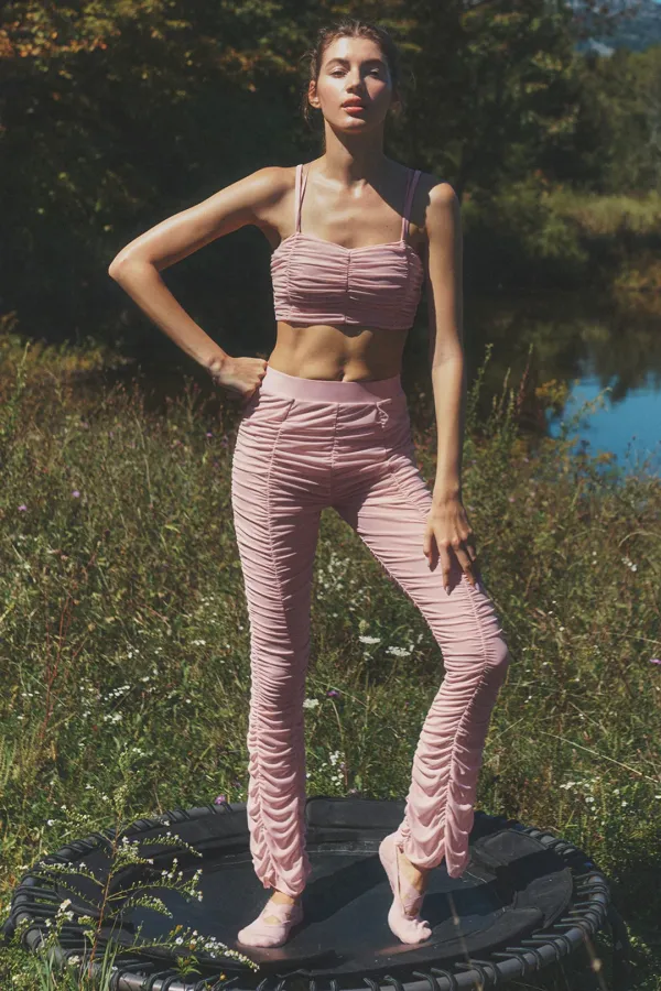Airlift Mesh High-Waist Cherish Legging - Vintage Pink
