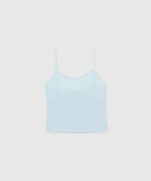 Soft lace cami (Light blue)