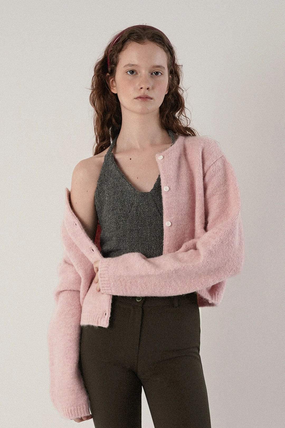 위드아웃썸머 Merin alpaca cardigan_pink 상품 이미지 2