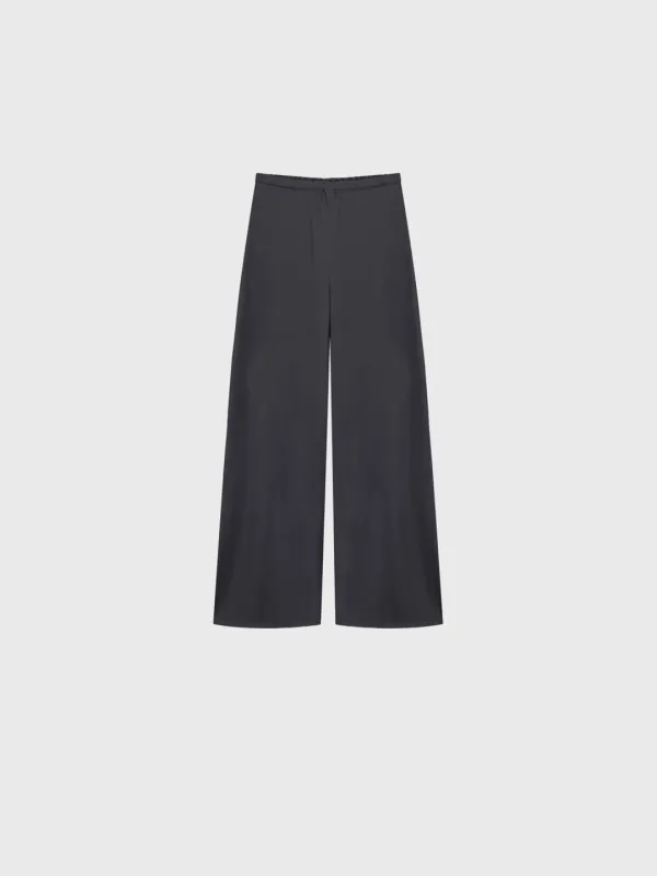 Satin Band Pants (Dark Gray / Cream Ivory / Black)