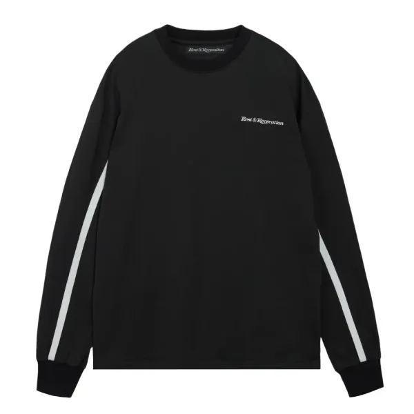 TAPE COLORATION LONG SLEEVE - BLACK