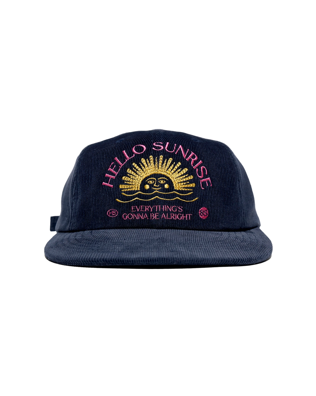 헬로선라이즈 Corduroy Arch Logo 6Panel Cap_Navy 상품 이미지 2