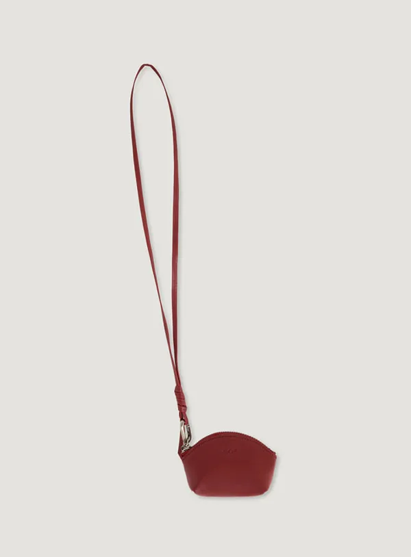 BONIT LEATHER CHARM_RED