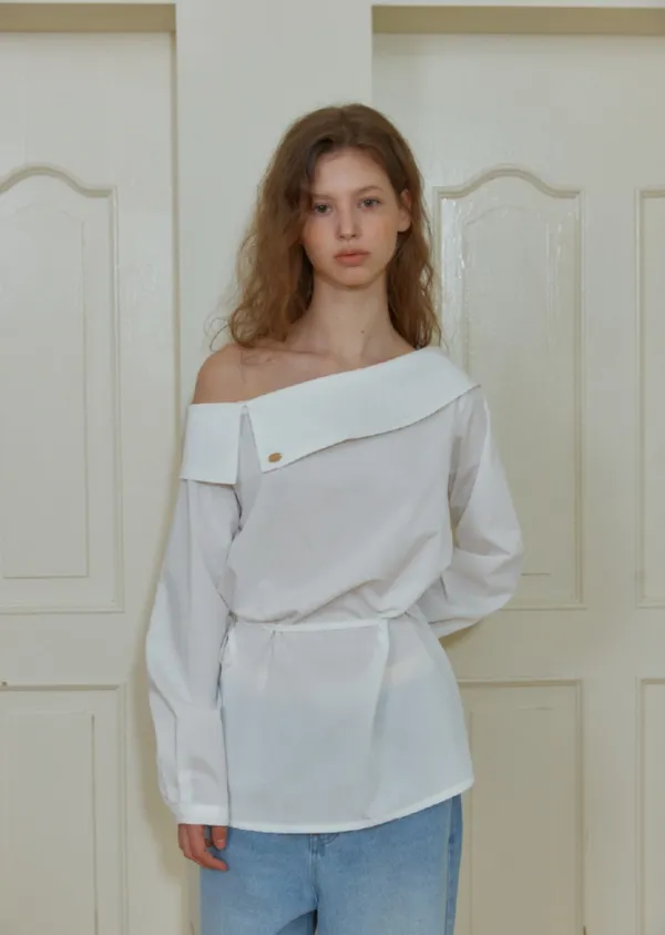 ANC OFF-SHOULDER BLOUSE_WHITE
