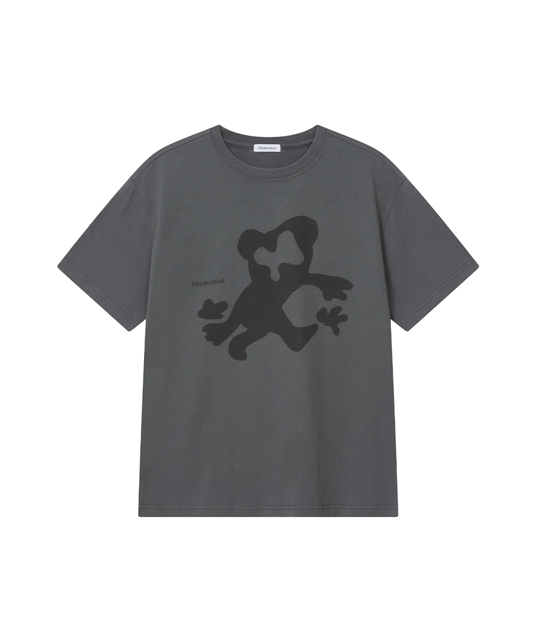 미세키서울 Teddy graphic short sleeve CHARCOAL 상품 이미지 1