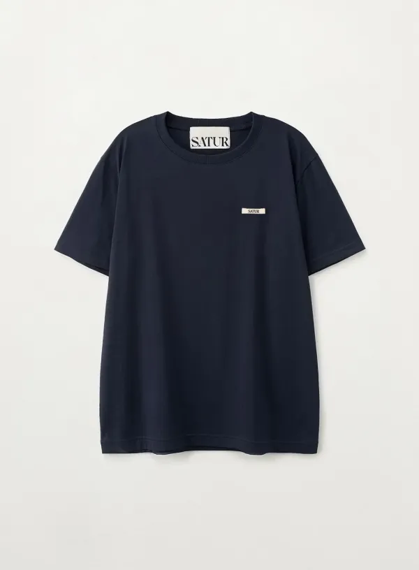 Supima Basic Crewneck T-Shirt - Navy