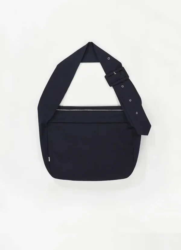 Stripe Buckle bag (Navy)
