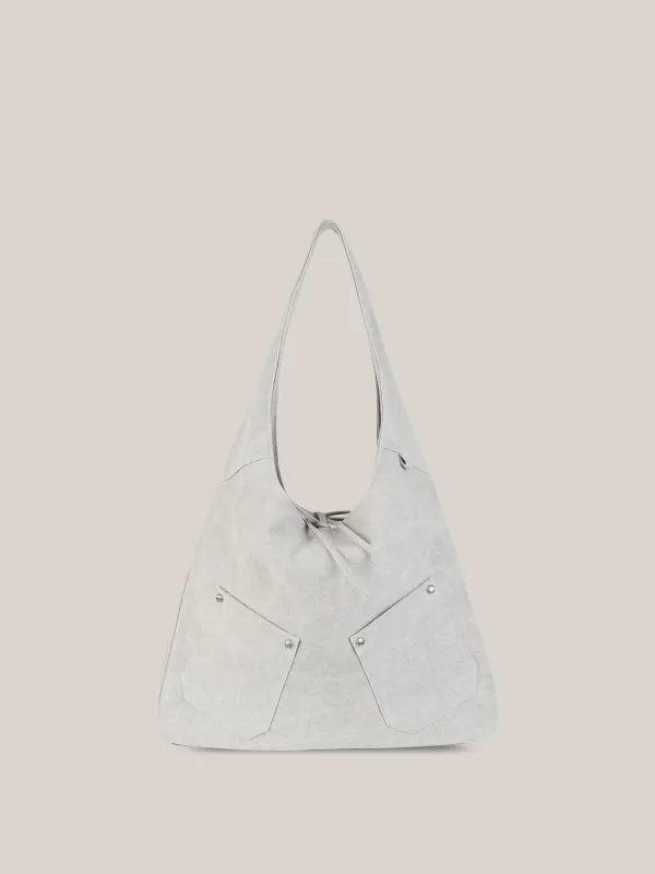 POCKET STUD BAG [ LIGHT GRAY ] 