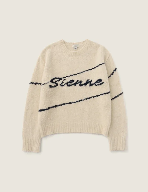 Sienne Lettering Knit (Cream)