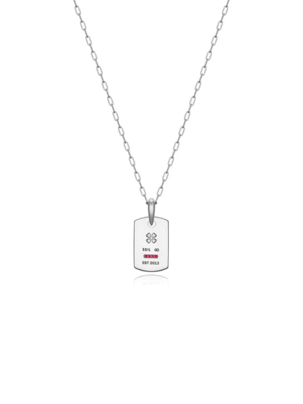 Cubic Tag Pendant