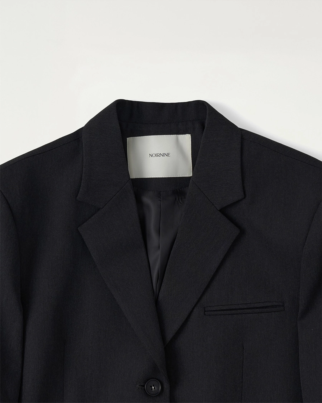 누아르나인 [10/21 순차배송] Belted Button Jacket [CHARCOAL] 상품 이미지 2